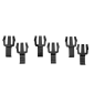 Hard Hat Clips MSA Front Brim 3 Pair Pack (Navigator)